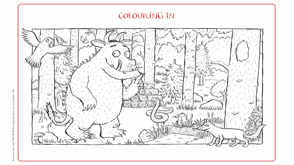 Colouring pages for kids inspired by their favourite books - Pan Macmillan